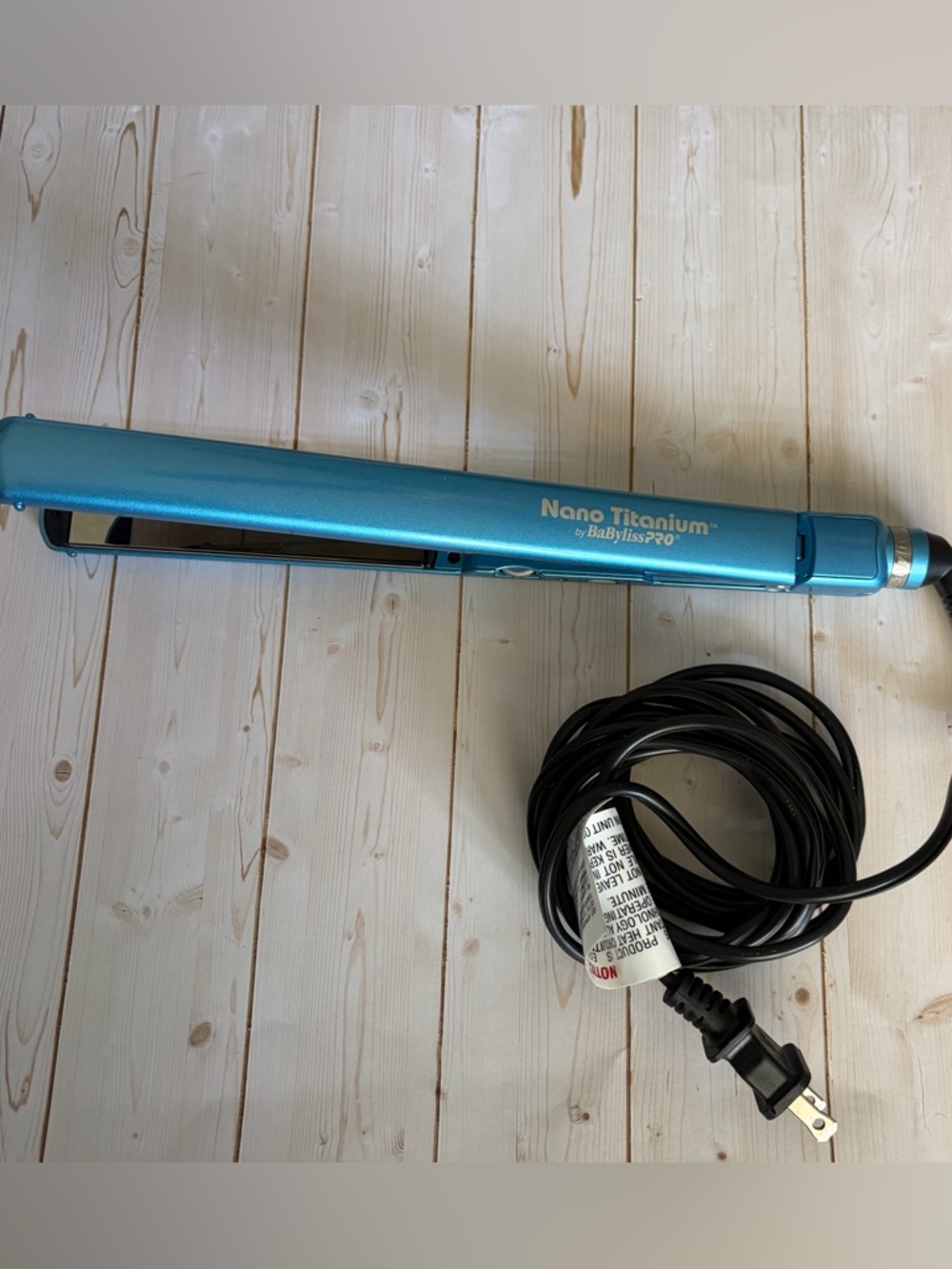 BaByliss Nano Teal Blue Hair Straightener - Picture 10 of 13